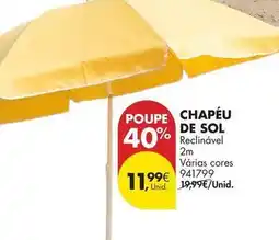 Pingo Doce Sol - chapeu de promoção