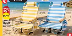 Pingo Doce Premium - cadeira de praia promoção