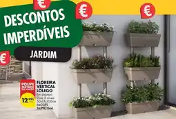 Pingo Doce Valor - floreira vertical promoção