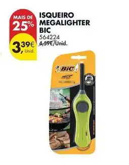 Pingo Doce Bic - isqueiro megalighter promoção