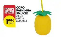 Pingo Doce Smukee - copo palhinha promoção