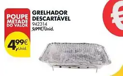 Pingo Doce Valor - grelhador descartável promoção
