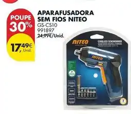 Pingo Doce Aparafusadora sem fios promoção