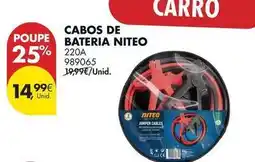 Pingo Doce Cabos de bateria promoção