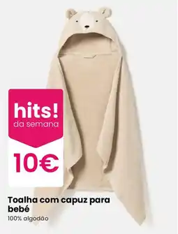Pepco Toalha com capuz para bebé promoção