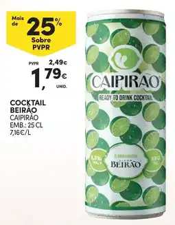Continente Caipirao cocktail promoção