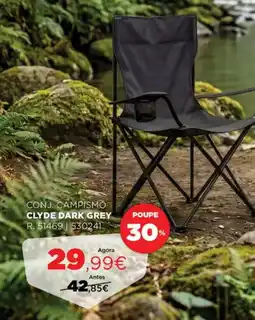 Espaço Casa Conj. campismo clyde dark grey promoção