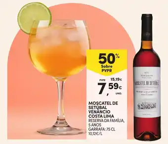 Continente Moscatel de setúbal venâncio costa lima promoção