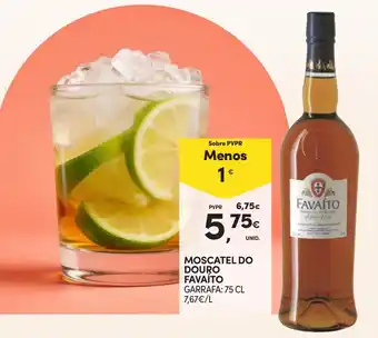 Continente MoscateL do Douro Favaito promoção