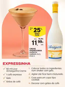 Continente Creme Amarguinha Amêndoa promoção