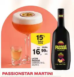 Continente Licor Passoã promoção