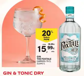 Continente The Foxtale Dry-Gin promoção