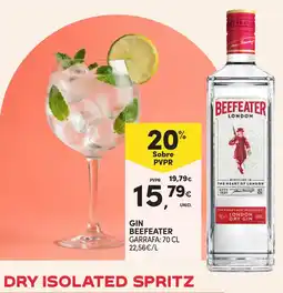 Continente Gin beefeater promoção