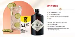 Continente gin hendrick's promoção