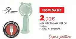 Espaço Casa Mini ventoinha verde promoção