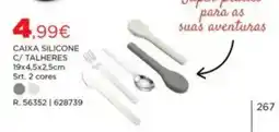 Espaço Casa Caixa silicone c/ talheres promoção