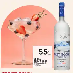 Continente Vodka grey goose promoção