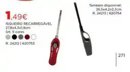 Espaço Casa isqueiro recarregável promoção