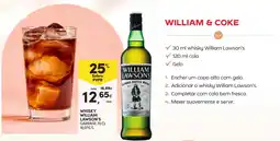 Continente Whisky william lawson's promoção