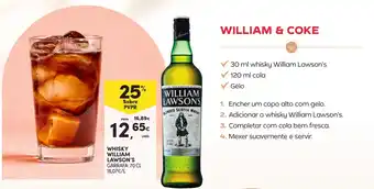 Continente Whisky william lawson's promoção