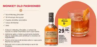 Continente Whisky monkey shoulder promoção