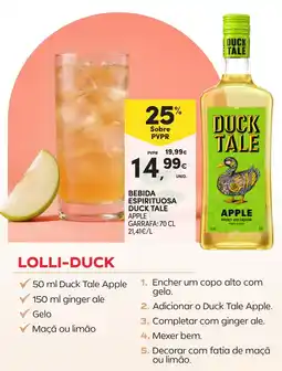Continente Bebida espirituosa duck tale apple promoção