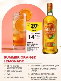 Continente Bebida espirituosa grant's summer orange promoção