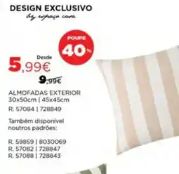 Espaço Casa almofadas exterior promoção