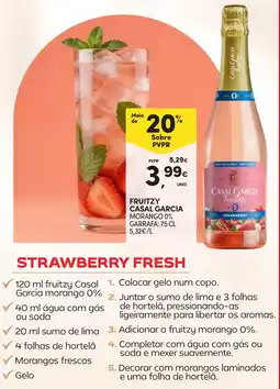 Continente Fruitzy casal garcia morango 0% promoção