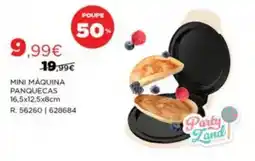 Espaço Casa Mini máquina panquecas party land promoção