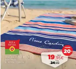 Espaço Casa Toalha praia riscas pierre cardin promoção