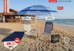 Espaço Casa cadeira de praia luna promoção
