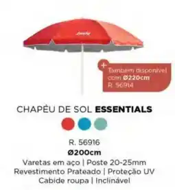 Espaço Casa chapéu de sol essentials promoção