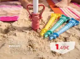 Espaço Casa Base guarda sol pincho promoção