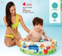Espaço Casa Piscina bebé dino promoção