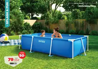 Piscina metal frame intex