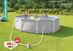 Espaço Casa Piscina prism frame c/ bomba intex promoção