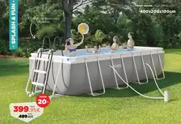 Espaço Casa Piscina prism frame intex promoção
