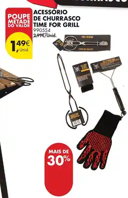Pingo Doce Acessório de churrasco time for grill promoção