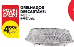 Pingo Doce Grelhador descartável promoção