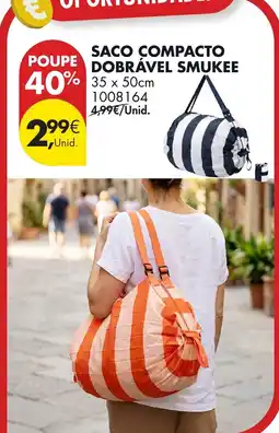 Pingo Doce Saco compacto dobrável smukee promoção