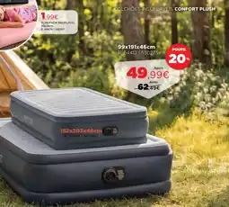 Espaço Casa Colchões insufláveis confort plush 99x191x46cm promoção