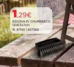 Espaço Casa ESCOVA P/ CHURRASCO 12x6,5x7cm promoção