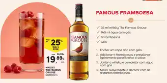 Continente Whisky the famous grouse promoção