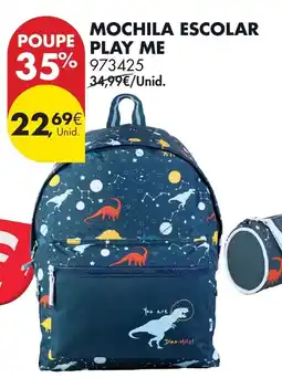 Pingo Doce Mochila escolar play me promoção