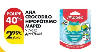 Pingo Doce Afia crocodilo hipopotamo maped promoção