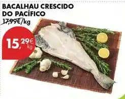 Bacalhau crescido do pacífico