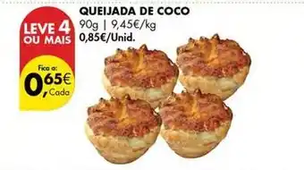 Pingo Doce Queijada de coco promoção