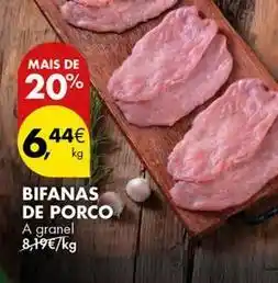 Pingo Doce A+ - bifanas de porco promoção