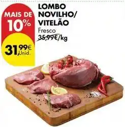 Pingo Doce Lombo novilho/vitelao promoção
